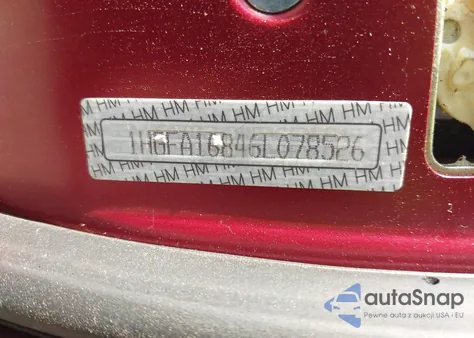 2006 Honda Civic Ex из США, поврежденный, VIN 1HGFA16846L078526